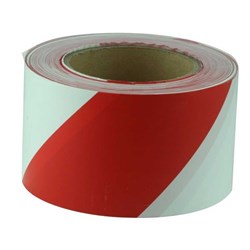 MAXISAFE - BARRICADE / BARRIER RED/WHITE TAPE