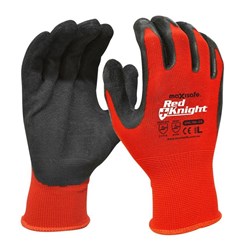 MAXISAFE- RED KNIGHT LATEX GRIPMASTER COATED GLOVES