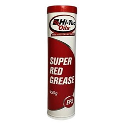 Hi-Tec Oils Super Red EP2 Lithium Grease is used in conditions from normal to unusually severe or high load service conditions. and is recommended for automotive, marine and industrial applications